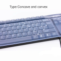 Keyboard Silicone Protector Film Skin Cover Desktop PC Transparent Silica Gel Bump Concave Keyboard Transparant Cover. 