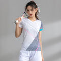 【Salt & Story】New Style Badminton Tennis Shirts Women Custom Table 3d Print Quick Dry Running Short Sleeve Polyester Yoga Training Gym Tee. 