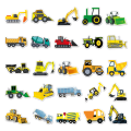 20/40/60pcs Engineering Vehicles Stickers Construction Field Machines Heavy Vehicles Stickers for Laptop Scrapbook Journal Kids Girls Boys Stickers. 