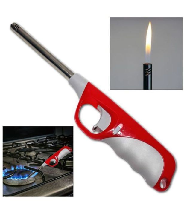 Gas And BBQ Lighter - Multi-Purpose Refillable Butane Lighter with Long Nozzle