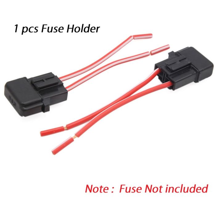 Plastic Square Shell Cap Wiring Harness Min Car Fuse Holder Removable Fuse / copper wire