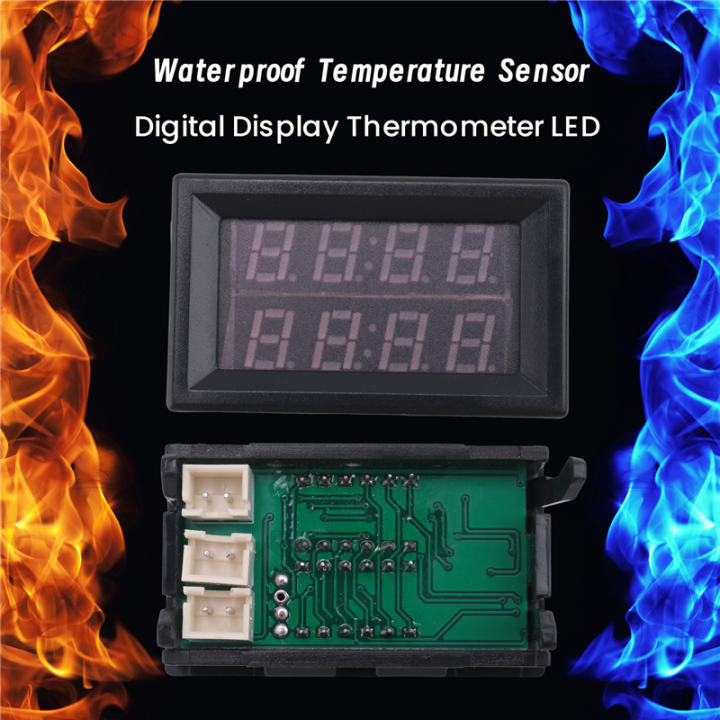 Dual%20Red%20LED%20Digital%20Display%20Thermometer%20Waterproof%20Temperature%20Sensor%200.56%20Inch%20-%20Image%205