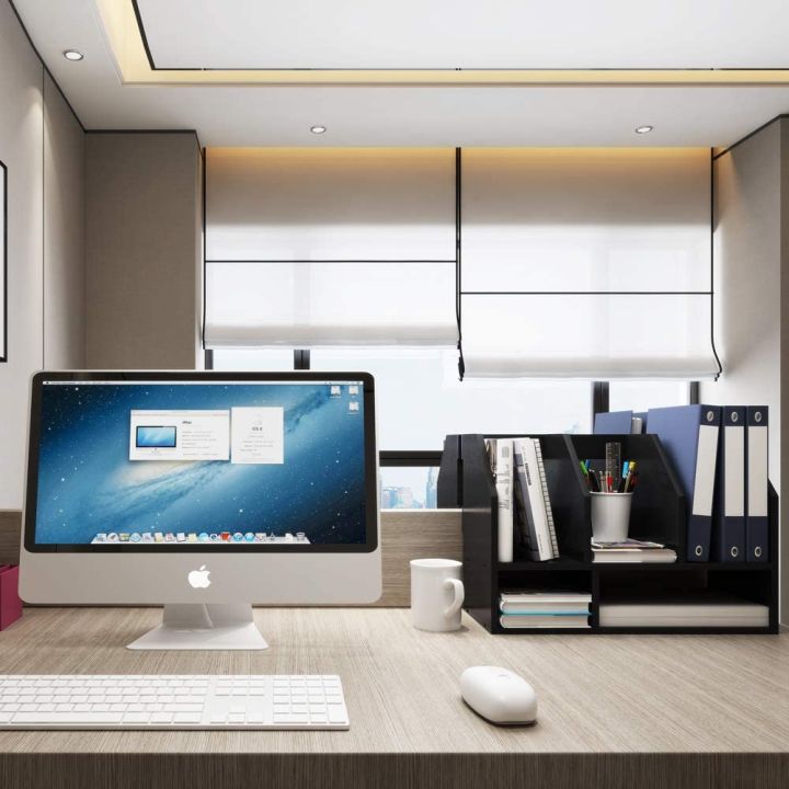 Desktop%20Bookshelf%20Wood%20Desk%20Organizer%20Shelf%20Bookcase%20with%205%20Compartments%20Storage%20Shelves%20for%20Tabletop%20Books%20Holder%20Stand%20A4%20A5%20Paper%20File%20Mail%20Sorter%20Decor%20Display%20Rack%20in%20Home%20Office,Black%20-%20Image%205