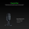 HXSJ Razer Seiren Mini Usb Condenser Microphone Ultra-Compact Streaming Microphone With Supercardioid Pickup Pattern Silver. 