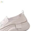 Women's Casual Shoes Platform Shoes Athletic Shoes Nonslip Slip on fashion Shoes Leisure Sneakers for Biking Outdoor Jogging Holiday , Beige , 38. 
