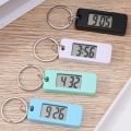 Creative Simple Rectangle Lightweight Practical Keychain Backpack Buckle Digital Watch New Delicate Luminous Silent Hangable ABS Pocket Electronic Clock Work Study Exam Supplies. 