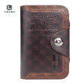 L KeKe Men's Wallet Fashion Vintage Multi-card Slot Wallet with Magnetic Buckle. 