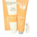 Wella Creatine Straight(N) Straightening Cream and Neutralizer Single Application Kit for Normal to Resistant Hair Salon Exclusive Pack 200ml. 