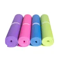 High Quality PVC Yoga Mat with Free Carry Bag 4MM 5MM 6MM 8MM Anti-slip Blanket Gymnastic Sport Health Lose Weight Fitness Exercise Pad Men Women Sports Yoga Mat. 