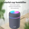 300ml Colorful Cup Humidifier USB Mute Humidification Aromatherapy Desktop Home Car Air Purifier. 