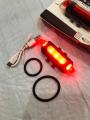 Bicycle Red light LED Taillight Waterproof Rear Tail Light Safety Warning road Cycling Light USB Rechargeable Lamp. 