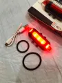 Bicycle Red light LED Taillight Waterproof Rear Tail Light Safety Warning road Cycling Light USB Rechargeable Lamp. 