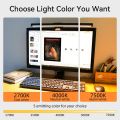 USB Stepless Dimming Screen Hanging Lights Curved Screen Bar RGB Background Atmosphere Desk Lamp. 