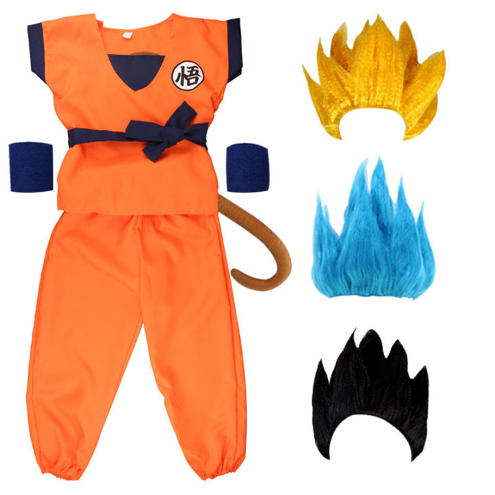 Dragon Ball Z Goku Cosplay Costume for Boys, Turtle School Outfit for Anime Performance