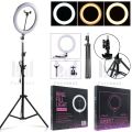 10" inch LED Ring Light with 7 Ft Tripod Stand Combo and Phone Holder. 
