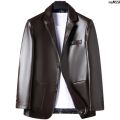 Suit Genuine Leather Clothes Casual Jacket Haining Leather Coat Men's Tight New Suit Men's Thin Spring and Autumn Business 』. 