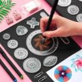 5/12/22PCS Durable Interlocking Gears Wheels Spirograph Plastic Special Shaped Drawing Toys Set Geometric Ruler School Office. 