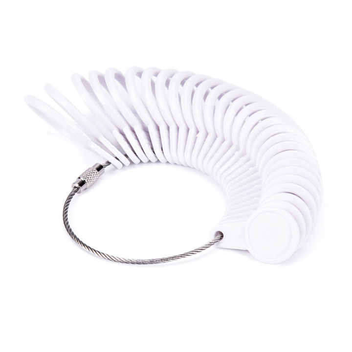 Measure Finger Sizer Ring Gauge All UK Sizes A-Z US Sizes 0-13 Plastic Stamped ANLAN