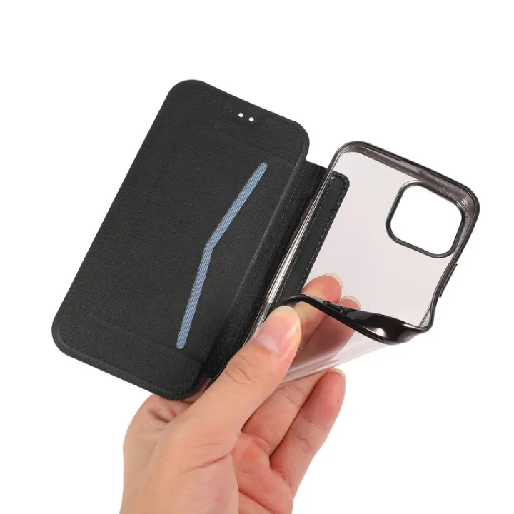 Luxury%20Wallet%20Flip%20Book%20PU%20Leather%20Case%20For%20iPhone%2015%20Pro%2015%20Pro%20Max%20Plus%20Transparent%20Clear%20Cover%20Shell%7Cn%20-%20Image%203