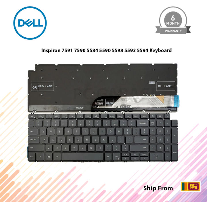 Dell Inspiron 3501 3502 7591 7590 5584 5590 5598 5593 5594 Laptop Keyboard