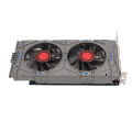 Gaming Graphics Card GTX750TI 2GB GDDR5 128BIT Plug and Play Graphics Card with Dual Fans for PC. 