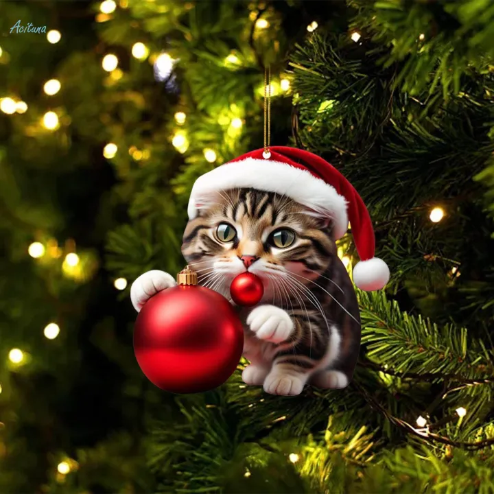 Christmas%20Cat%20Decoration%202023%20Wall%20Car%20Party%20Kitty%20Ornament%20Holiday%20Cute%20Christmas%20Pendant%20Cat%20-%20Image%204