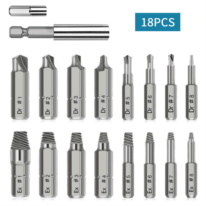Gunpla 25Pcs Screw And Bolt Extractor Set, Hex Head Hand