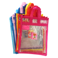 Tansparent Tote Bag With Zipper For School, Children and Students. 