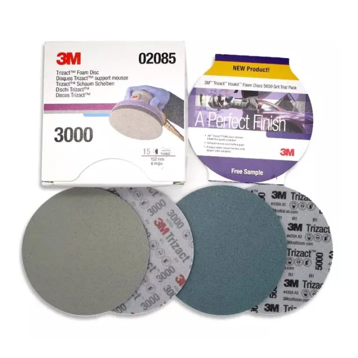 3M%2002085%206%20Inch%203000%20Grit%20Wet%20Dry%20Sandpaper%20Round%20Wet%20Sanding%20Block%20Soft%20Abrasive%20Sponge%20Pad%20Disc%20Trizact%20Polishing%20Emery%20Sponge%20-%20Image%202