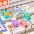 1/3Pcs Cartoon Animal Mini Stapler Cute Portable Stapler Keychain Binding Tool File Organizer Office Stationery School Student Supplies. 