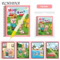 ECHIDNA Kids Drawing Book Reusable Water Drawing Book Sensory Early Education Toy. 