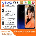 VIVO Y93  *සම්පූර්ණ කට්ටලය සමග සීල් පැක් ඇසුරුම *full set seal pack *முழு செட் சீல் பேக்   128GB ROM +6GB RAM + 6.22 Inch 13MP Dual Camera LTE. 