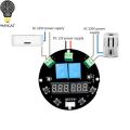VHM-016 Thermostat Temperature Humidity Control Thermometer Hygrometer Controller Module DC 12V LED Digital Display Dual Output. 