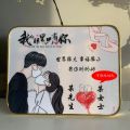 Couple Creative Decoration Cartoon Cyber Celebrity Custom Table Decoration New Desktop Photo Frame Confession Decorative Painting Anniversary Gift. 