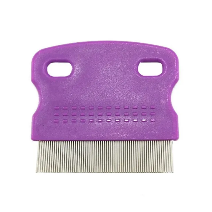 【wholesle668 Store】Grooming Combs Pet Hair Comb Stainless Steel Small Fine Toothed Pets Flea Comb Puppy Kitten Grooming Tool Hot/