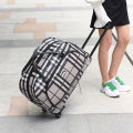 Portable Trolley Dual-Use Bag Women's Large Capacity Short Distance Travel Bag Luggage Bag Waterproof Travel Bag Student Small Handbag. 