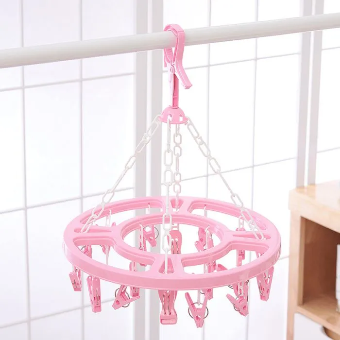 theFitsquare%2012%20Clip/Pins%20Plastic%20Drying%20Hanger%20Rack%20Laundry%20...%20-%20Image%204