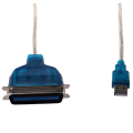2X USB to Parallel IEEE 1284 Printer Adapter Cable PC (Connect Your Old Parallel Printer to A USB Port). 