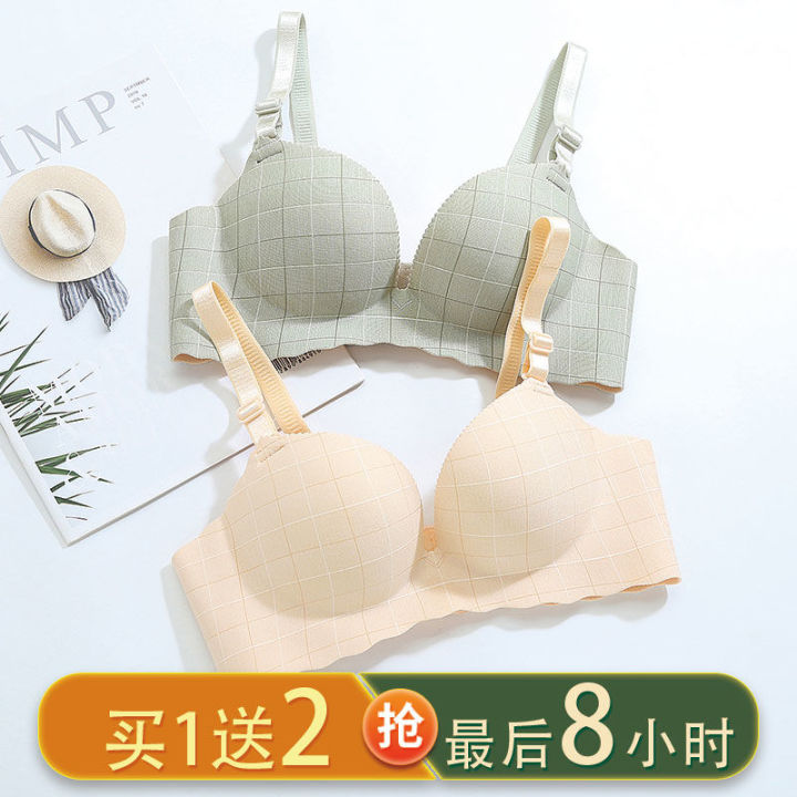 Spring%20and%20Summer%20Underwear%20Set%20Female%20Push%20up%20Bras%20Thin%20Traceless%20Girl%20High%20School%20Students%20Small%20Breast%20Bra%20Thick%20-%20Image%205