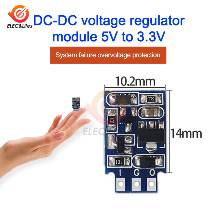 DC-DC 5V To 3.3V DC Stabilized Power Supply Module Converter Voltage ...