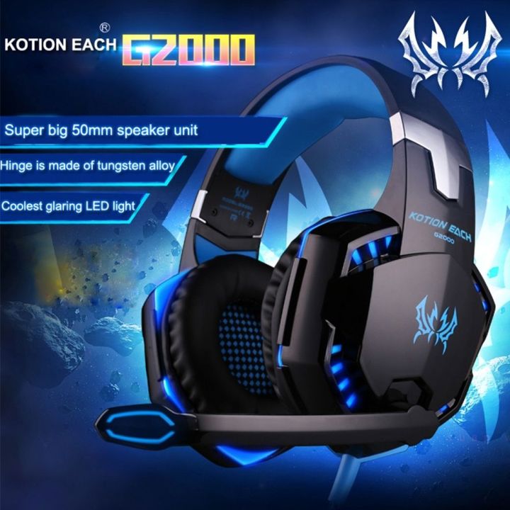 Amazon Kotion Each G2000 Gaming Headset Review Shark Blue Kotion