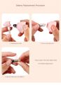 Clip Book Light Reading Lights Bedside Clip Light Kids Battery Powered Small LED Lights Night Students Eye Protection Table Lamp. 