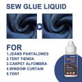 30ml Fabric Sewing Glue Liquid Sewing Solution Kit Quick-drying Leather Cloth Textile Craft Fabric Sewing Glue Household Repair. 