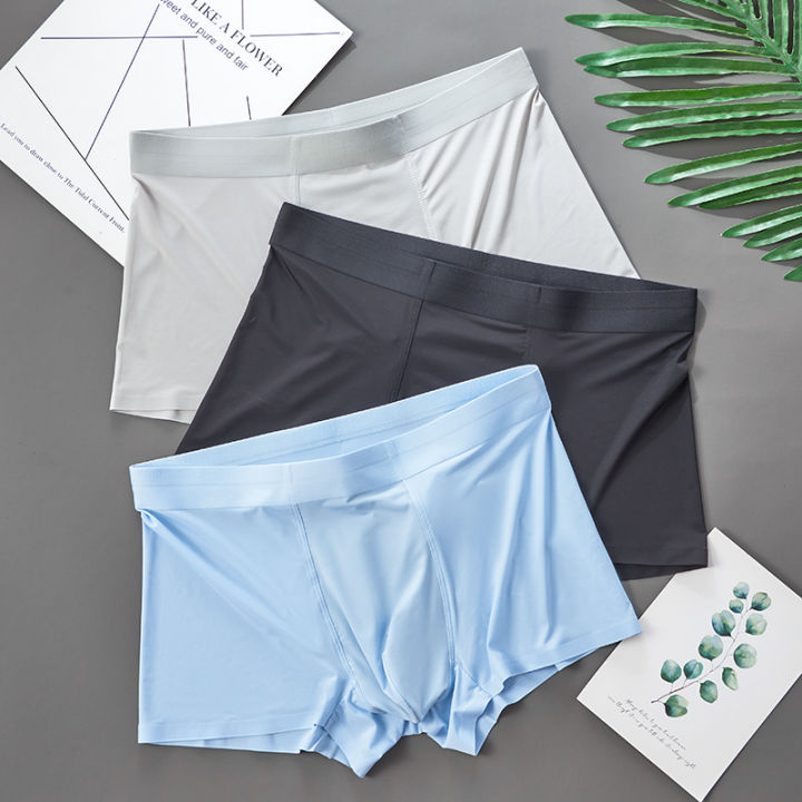 Men's%20Ice%20Silk%20Underwear%20Men's%20Summer%20Breathable%20Thin%20Traceless%20Mid%20Waist%20Boxers%20Graphene%20Sports%20Shorts%20-%20Image%203