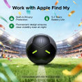 UGREEN Football Design Finetrack Global Positioner 5-Year Battery Life IP68 Waterproof Plastic Shell Tracker Compatible Only With Apple Devices. 