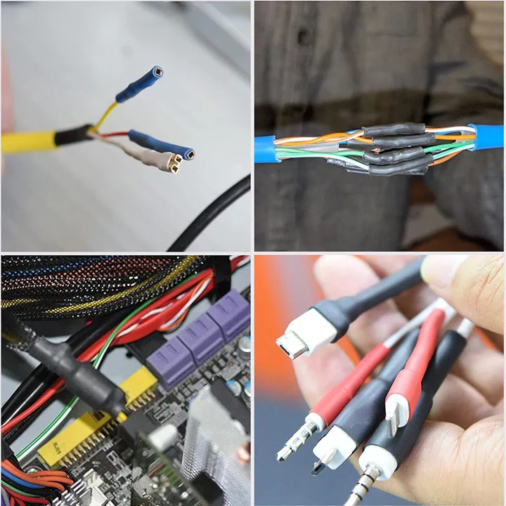 2:1%20Heat%20Shrink%20Tube%20Set,Polyolefin,Insulated%20Heat%20Shrinkable%20Sleeve%20for%20Wire%20Connection%20and%20Data%20Line%20Protection%20With%20Heater%20-%20Image%205