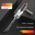 YT-M2037 2-in-1 Portable Mini Vacuum Cleaner for Home and Car. 