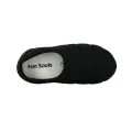 Fun Souls Boys Covered Shoes Black. 