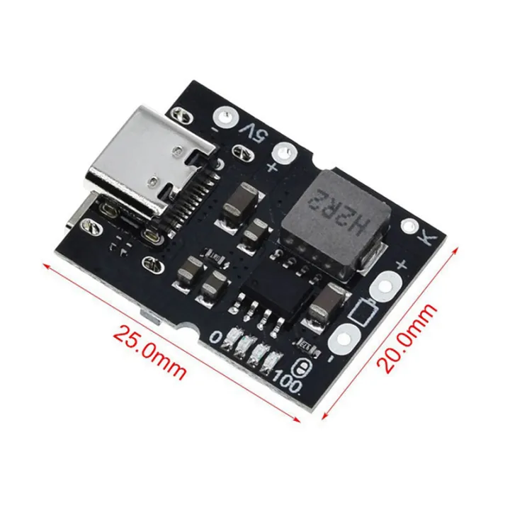 Spreeshop%202X%20Type-C%20USB%205V%202A%20Boost%20Converter%20Step-Up%20Power%20Module%20Lithium%20Battery%20Charging%20Protection%20Board%20Charger,No%20Welding%20-%20Image%202