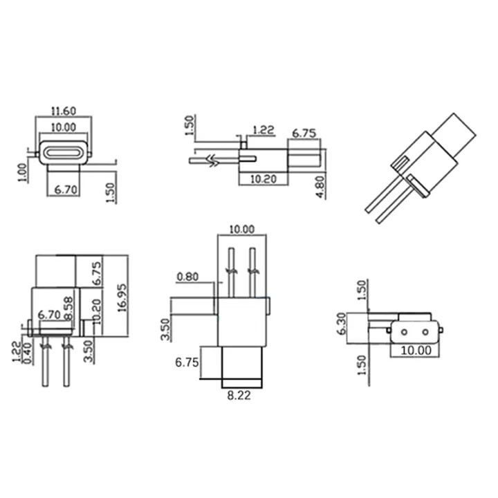 USB%20Type-C%20Waterproof%20Connector%20Welding%20Wire%20Female%20Socket%20Type-C%20Port%20Charging%20Interface%20Socket%20With%20Welding%20Wire%20-%20Image%202
